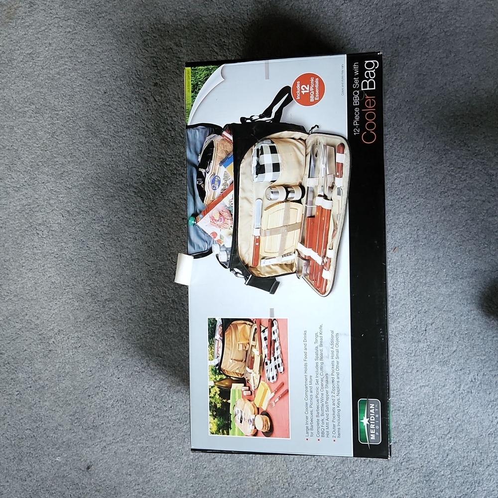 Meridian Point 12 Piece BBQ Set with Cooler bag. New in Original packaging.
